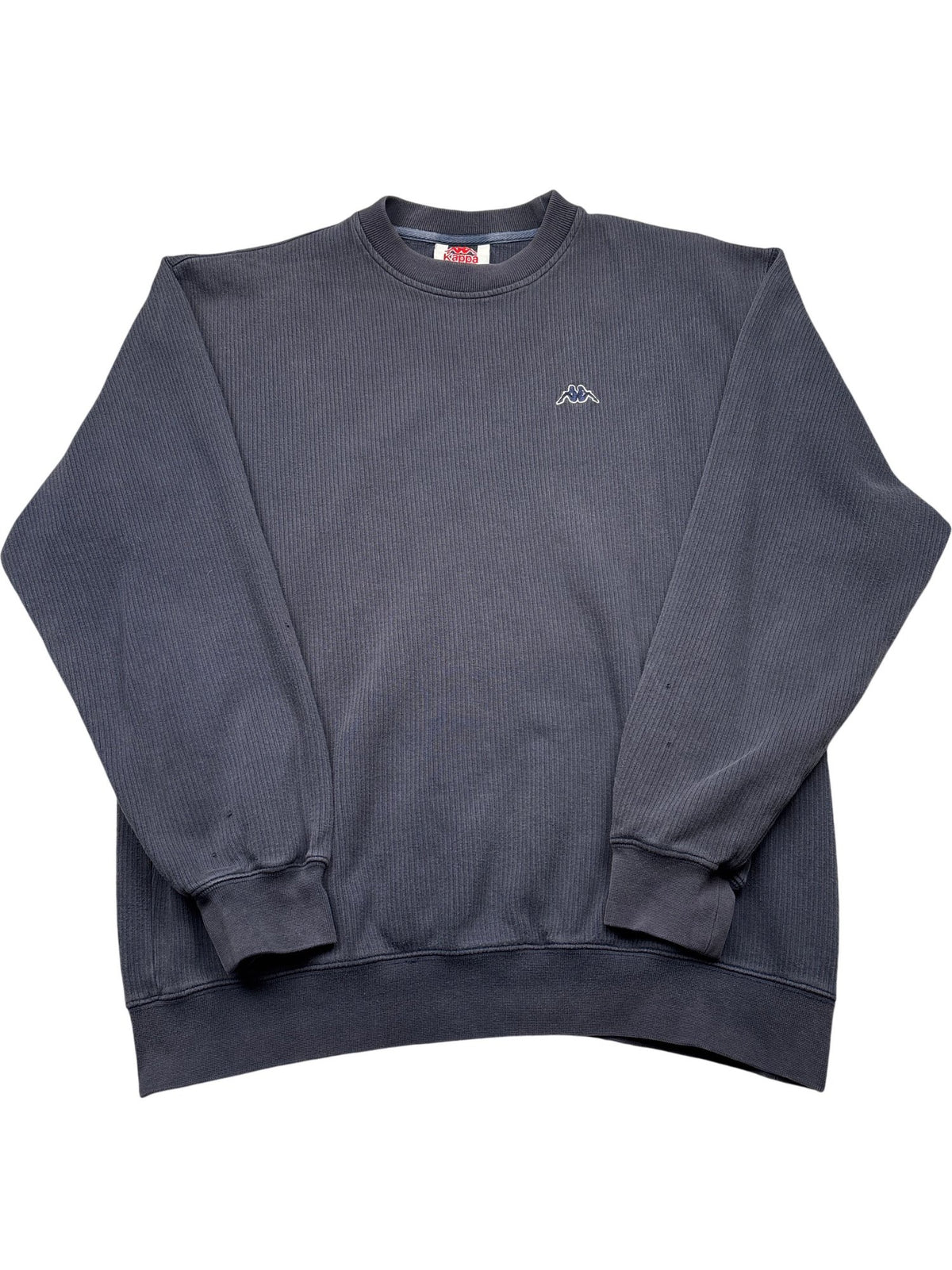 Vintage Blue Kappa Crewneck Sweatshirt 90s (XL)