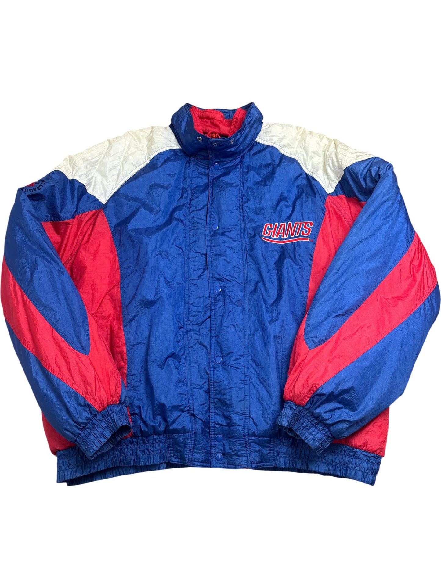 Vintage Blue NFL Giants Windbreaker Jacket 90s (XXL)