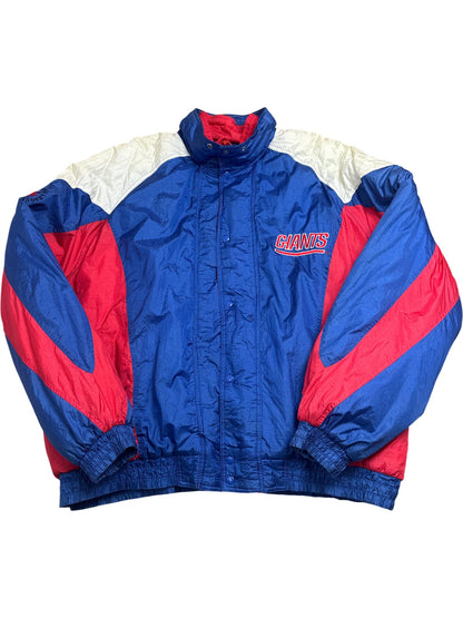 Vintage Blue NFL Giants Windbreaker Jacket 90s (XXL)