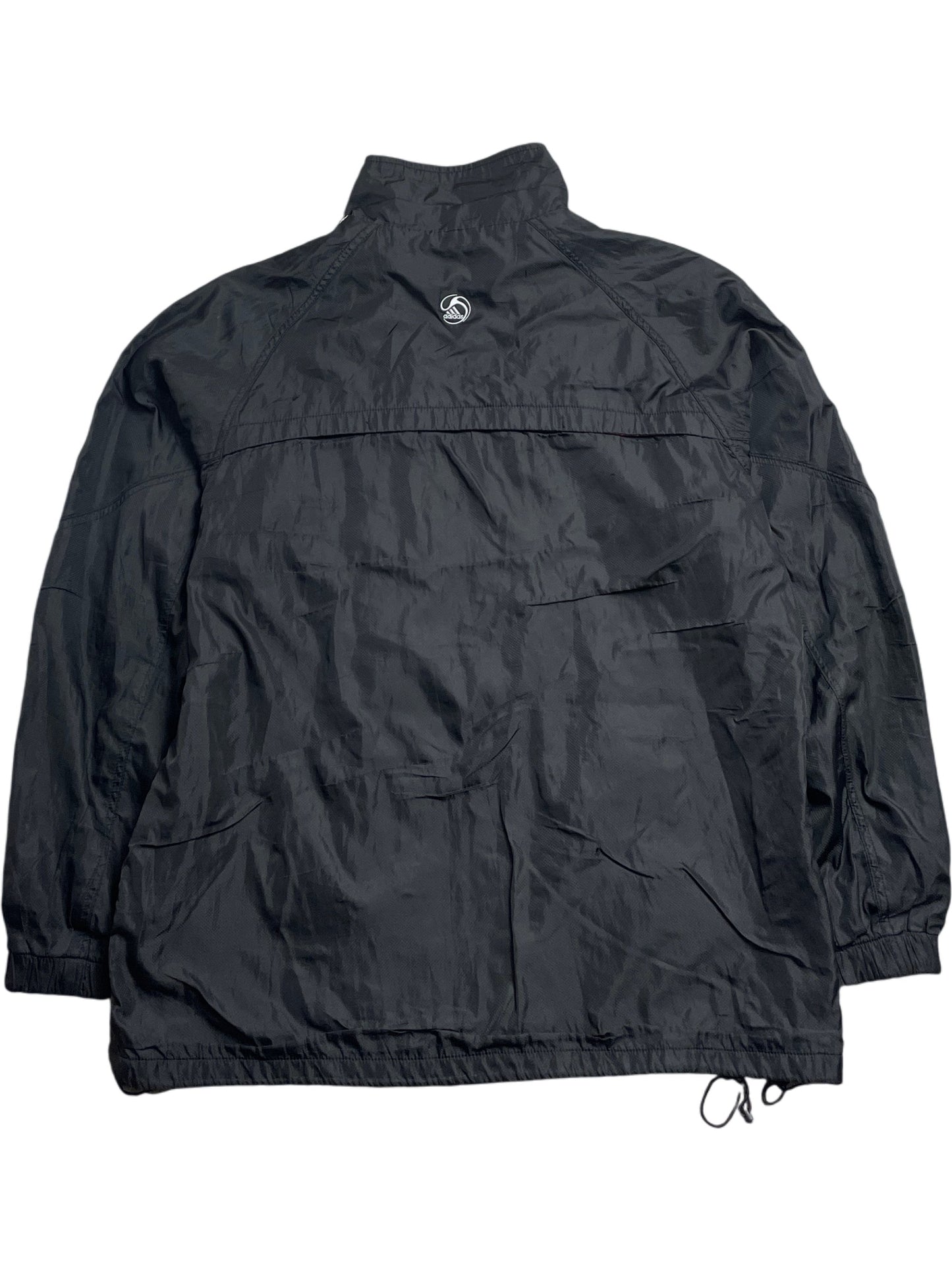 Vintage Black Adidas Track Jacket Y2K XXL (L)