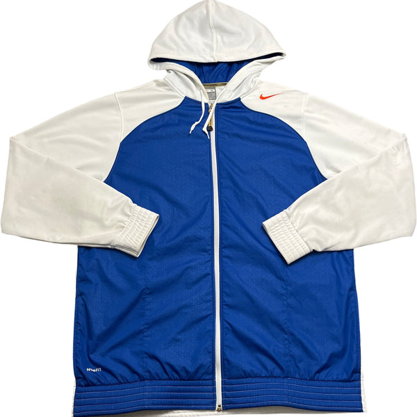 Vintage White Nike Hoodie 2000s (XL)