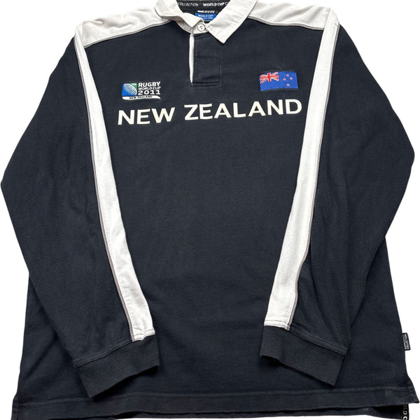 Vintage Black New Zealand Rugby Jersey 2011 (M)