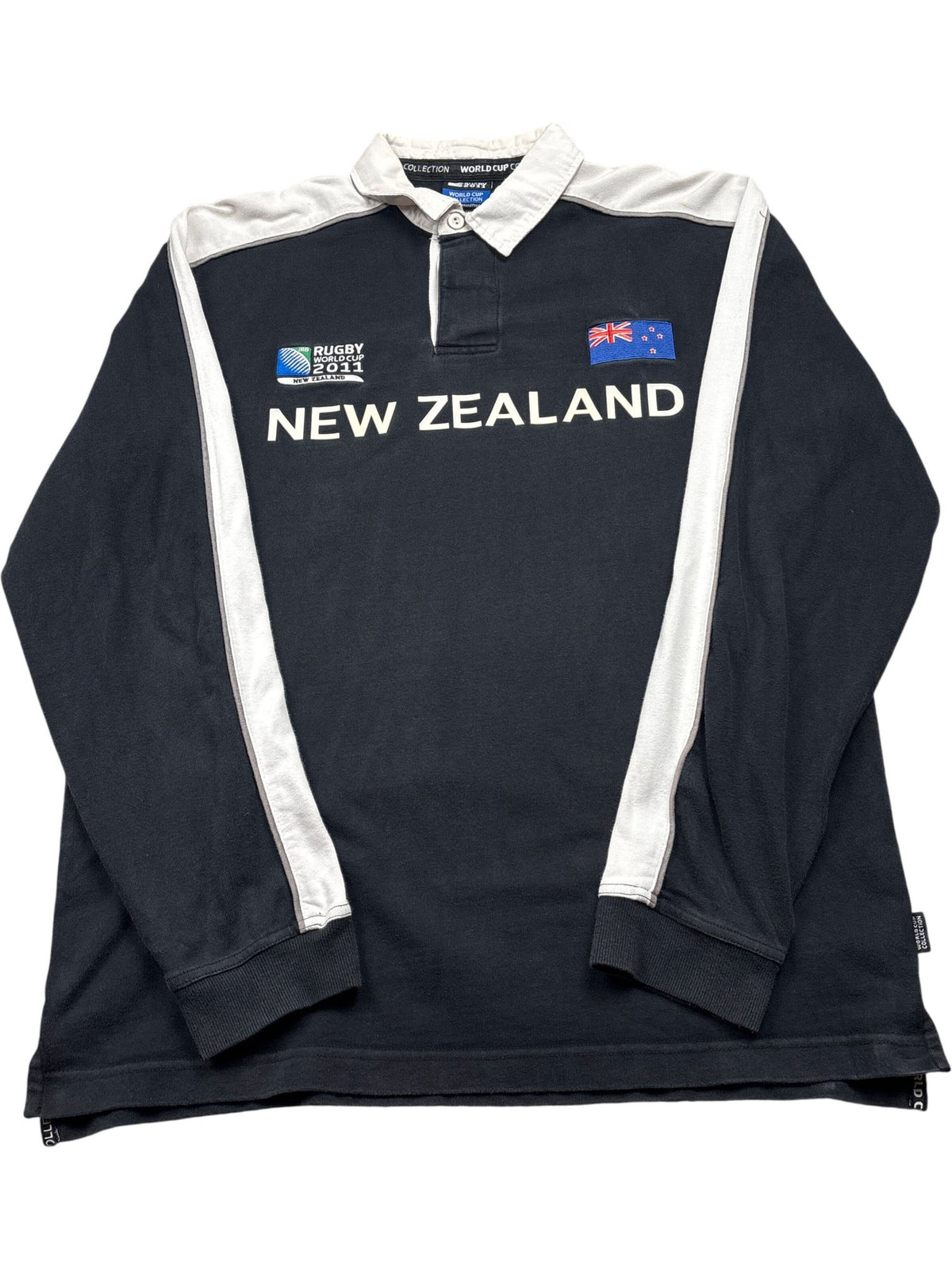 Vintage Black New Zealand Rugby Jersey 2011 (M)