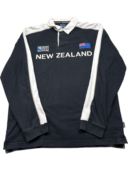 Vintage Black New Zealand Rugby Jersey 2011 (M)