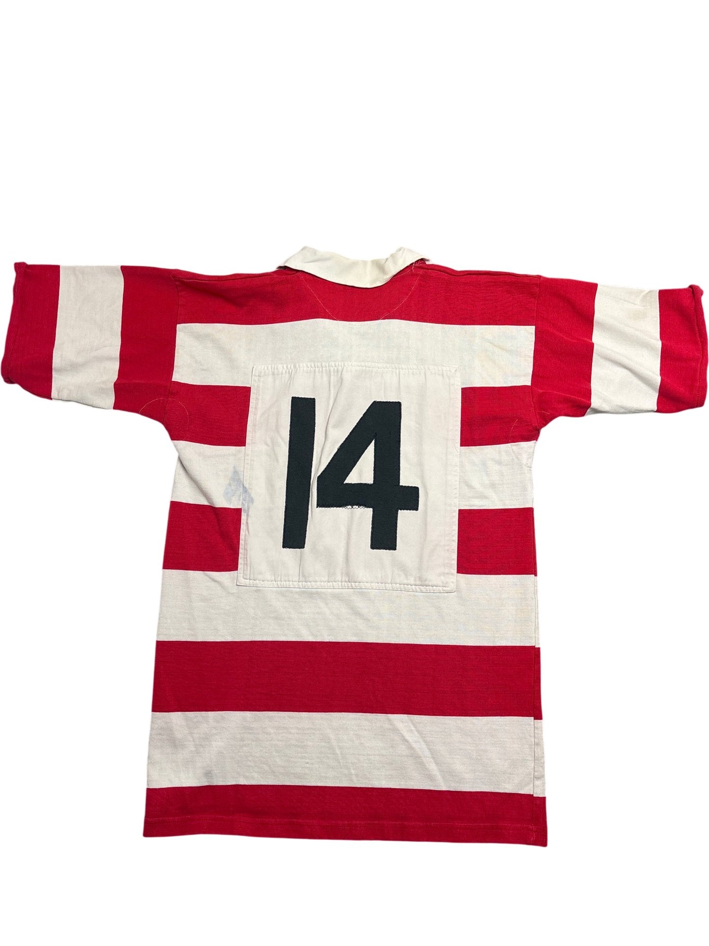 Vintage Red White Canterbury Rugby Shirt 90s Dragons (L)