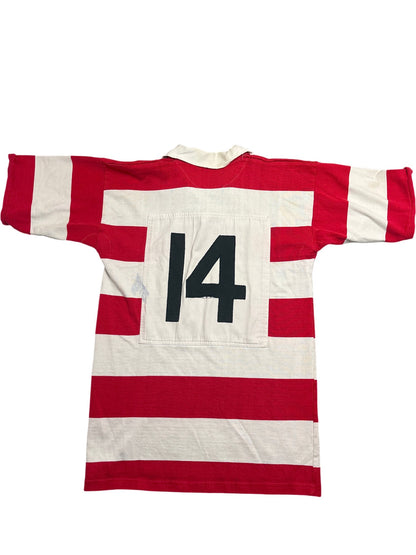 Vintage Red White Canterbury Rugby Shirt 90s Dragons (L)