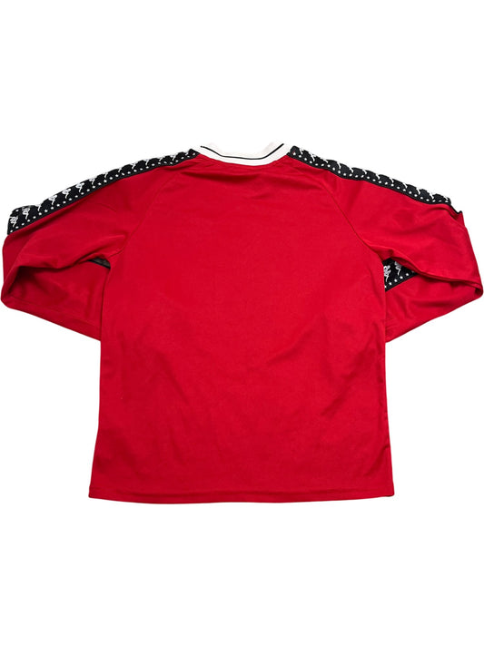 Vintage Red Kappa Crewneck Sweatshirt Logo (M)