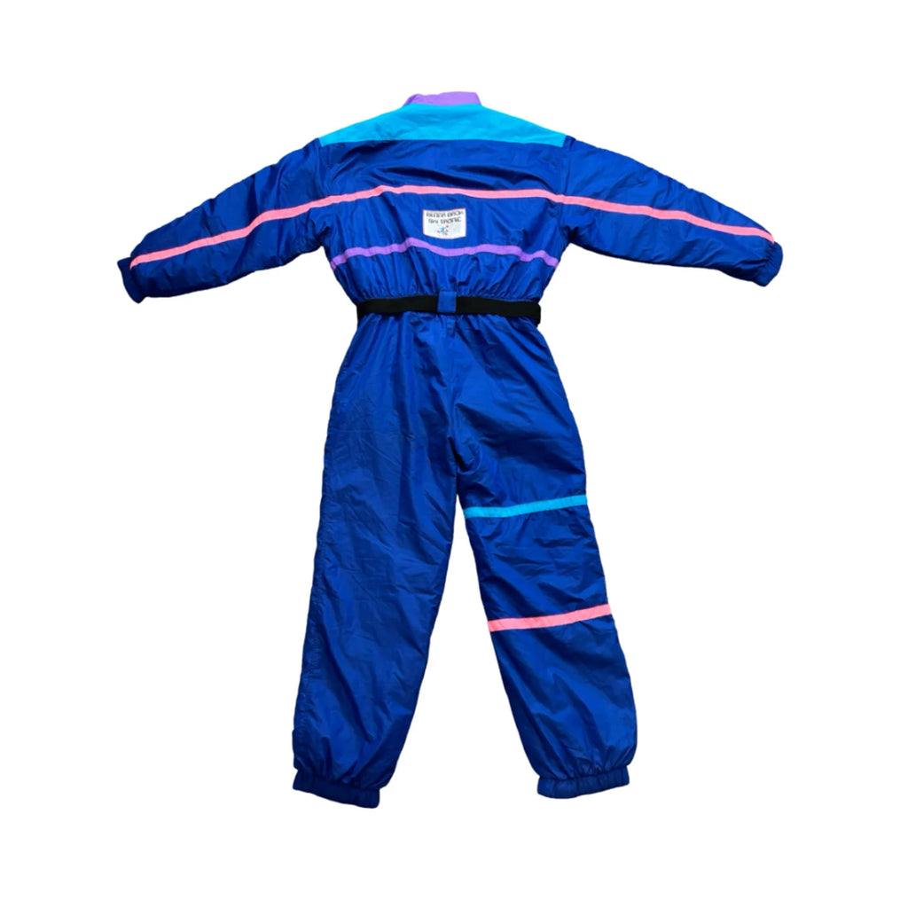 Vintage Blue Ski Suit (L)