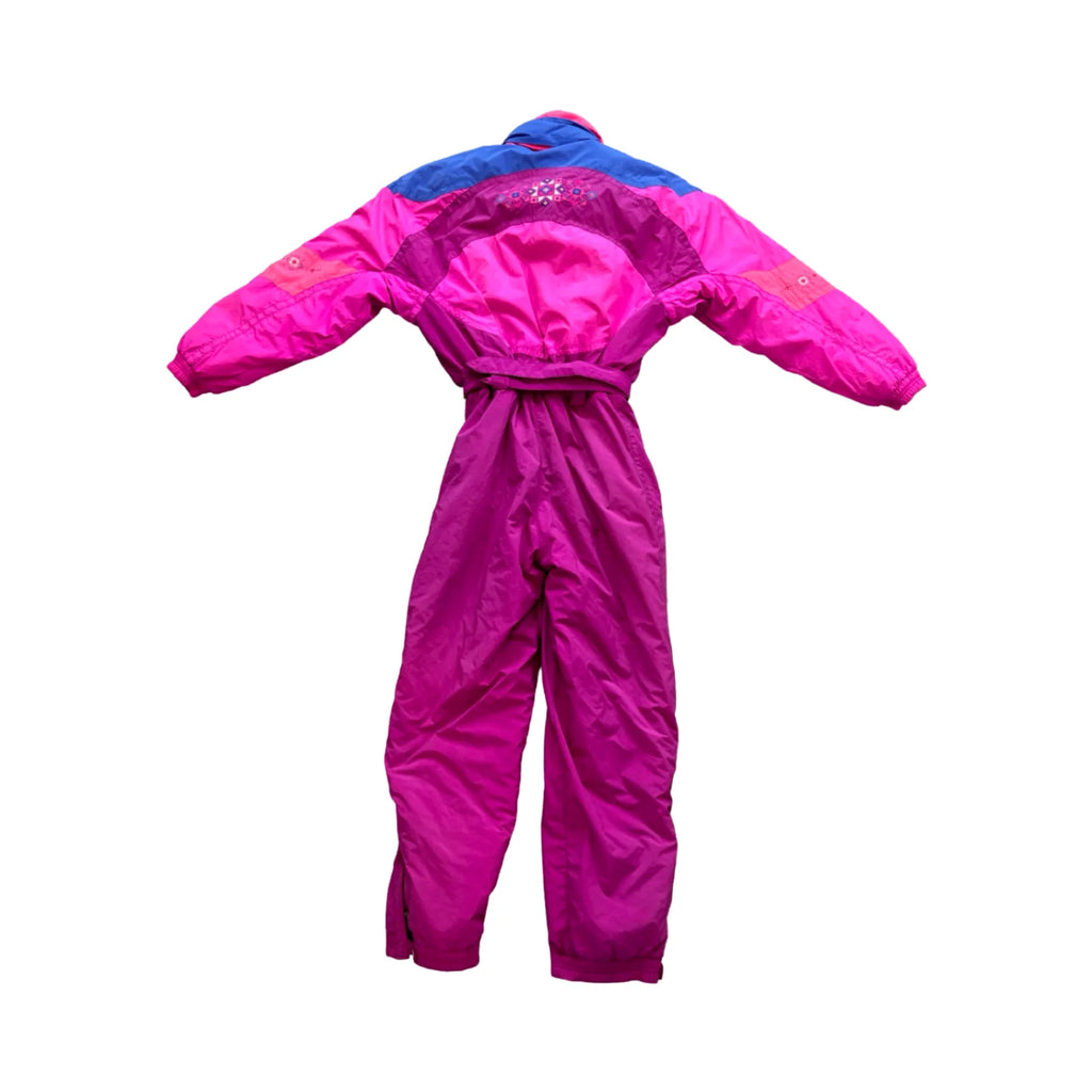 Vintage Pink Sergio Tachinni Ski Suit (M Womens)