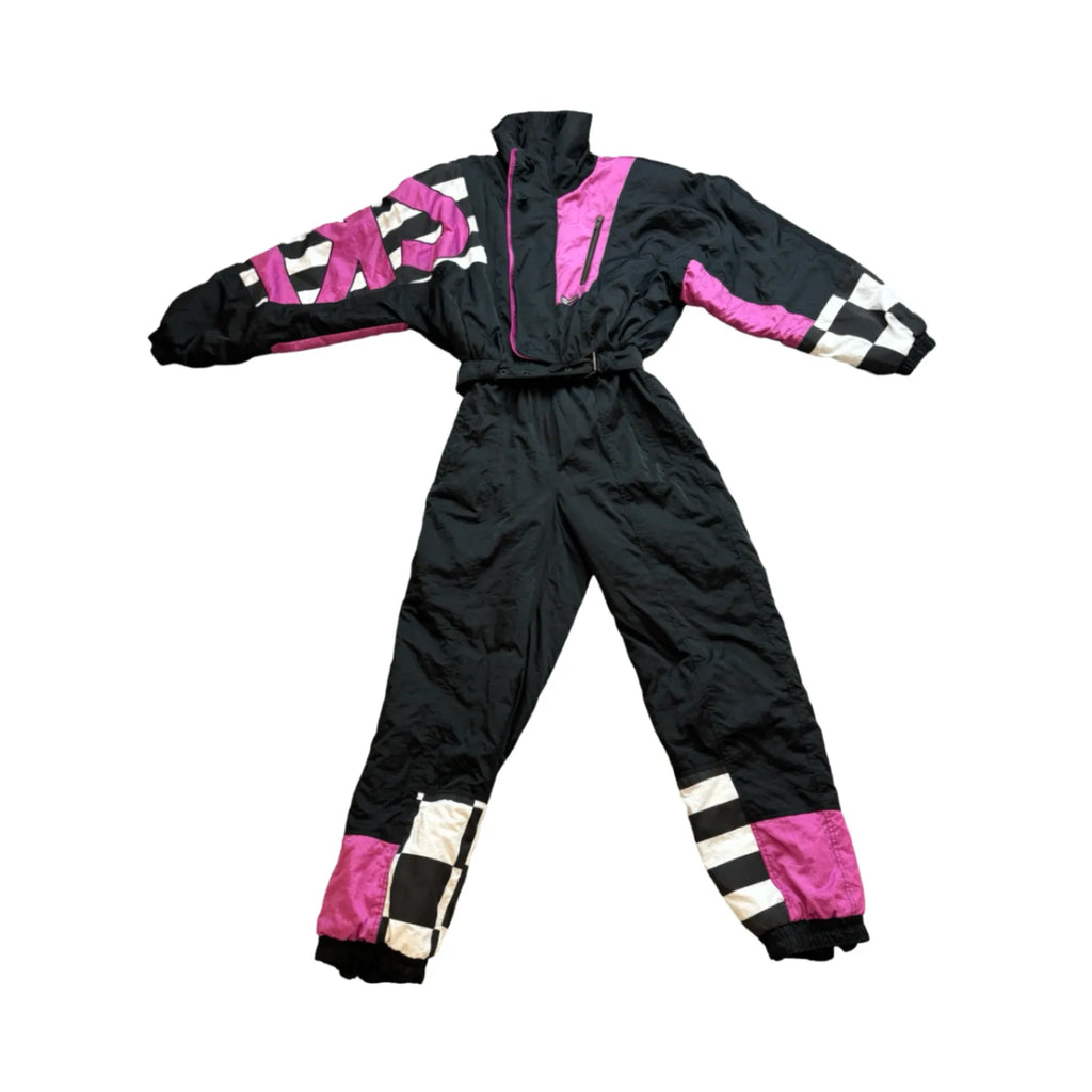 Vintage Black Ski Suit (M)