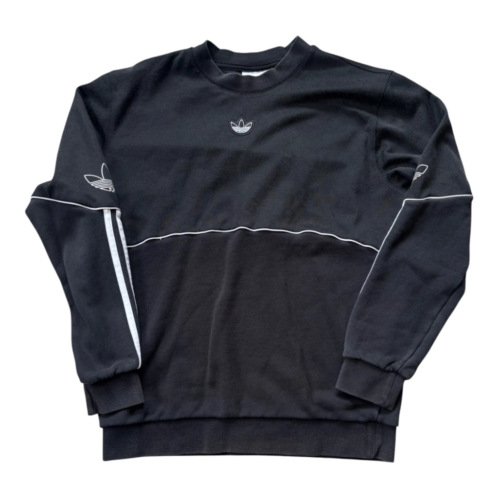 Vintage Black Adidas Sweatshirt (S)